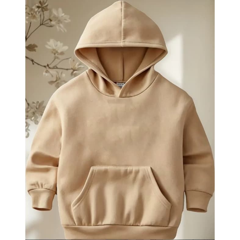 Moletom Agasalho Blusa de Frio Infantil em Algodão Com Capuz Flanelado Vários Cores