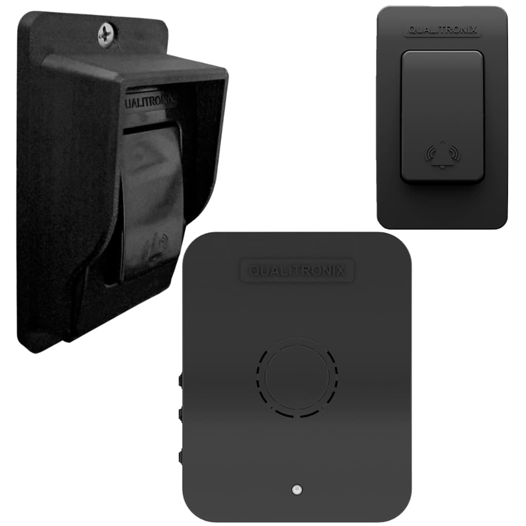 Campainha Sem Fio Musical Com Protetor Antifurto Qualitronix - 60 toques musicais