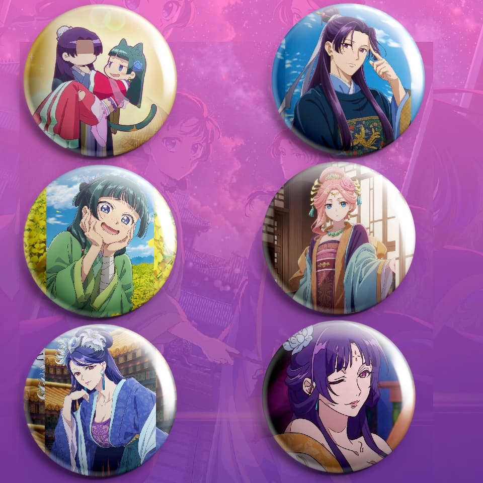 Bottons Broche Anime Diarios de uma Apotecaria