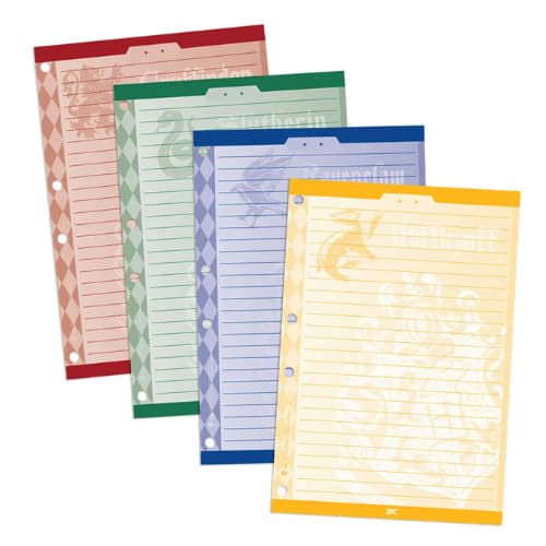 Refil de Folhas Harry Potter p/ Fichário Colegial DAC Refil Folhas Harry Potter Refil Fichario Harry Potter Colegial Dec