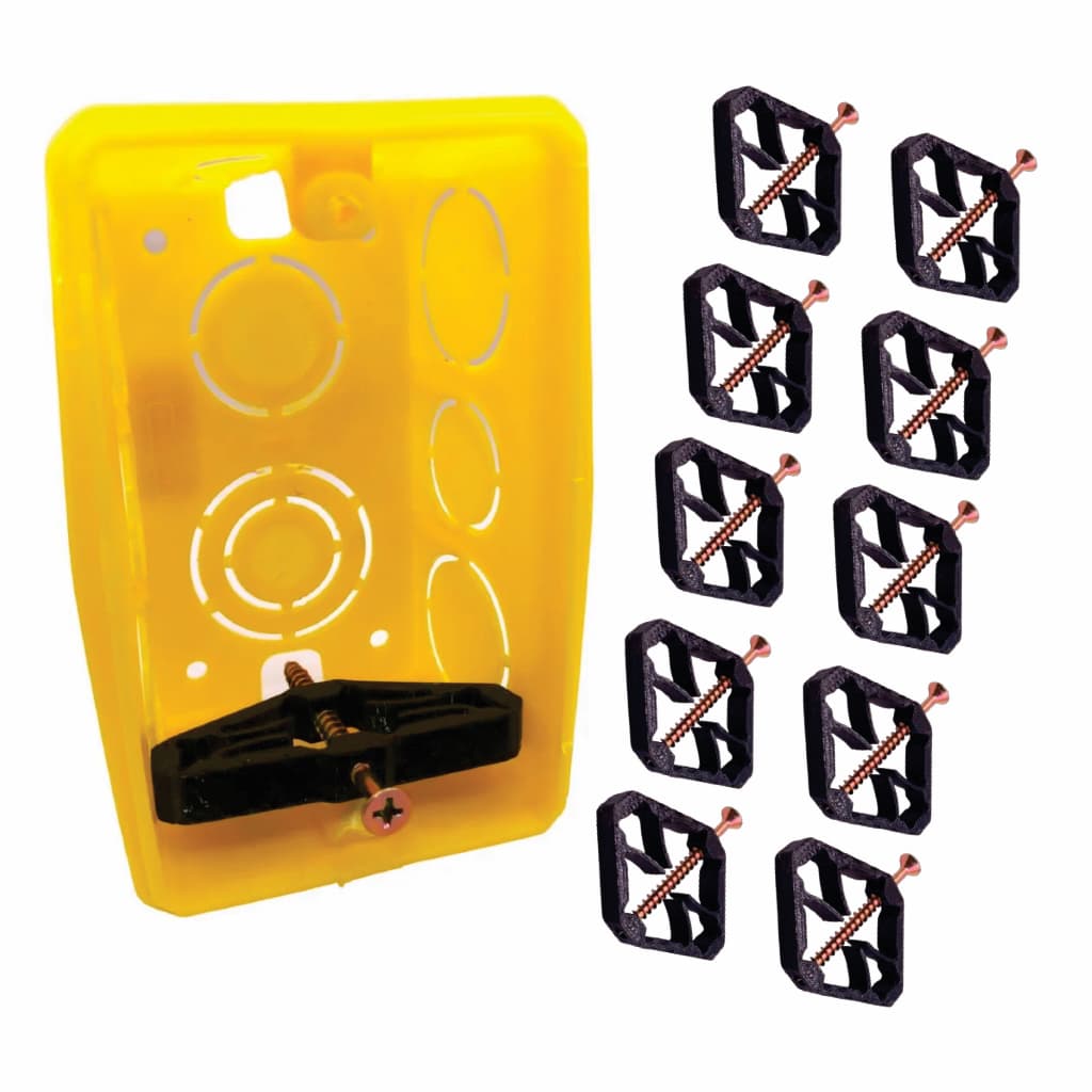 10 Reparos Salva Caixinha 4x2 - Recupera Tomada Quebrada Sem Quebrar Parede - Instalação Rápida