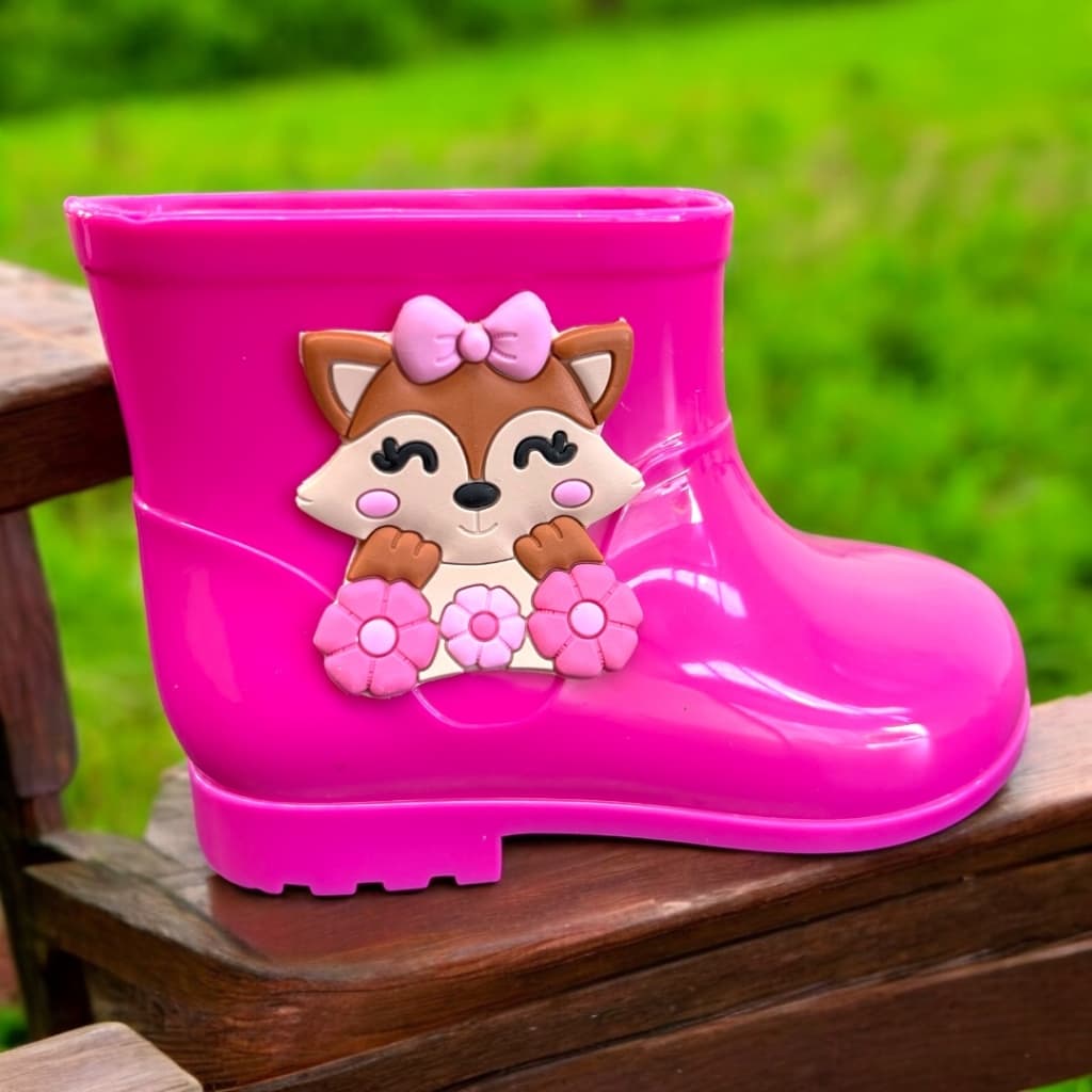 Bota Galocha Infantil Menina Leve Confortável Feminina