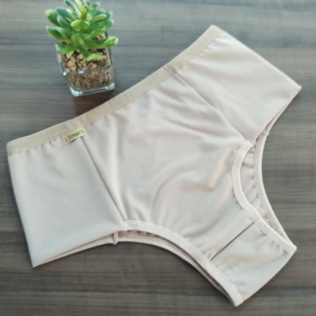Kit 10 Calcinhas Pala Dupla Para Dia a Dia Cintura Alta Super confortável Promoçao