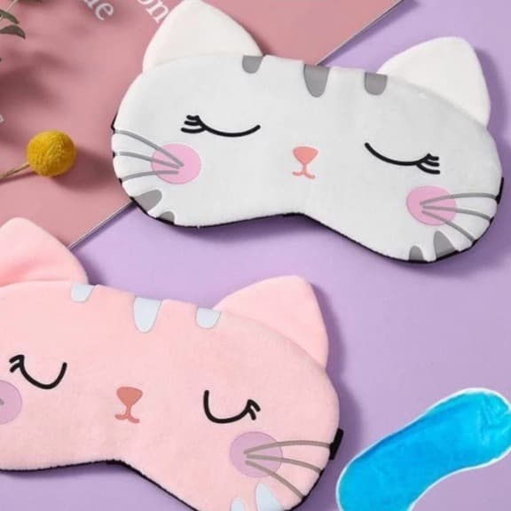 Mascara Para Descanso Com Bolsa De Gel Térmico Máscara De Olho Para Dormir