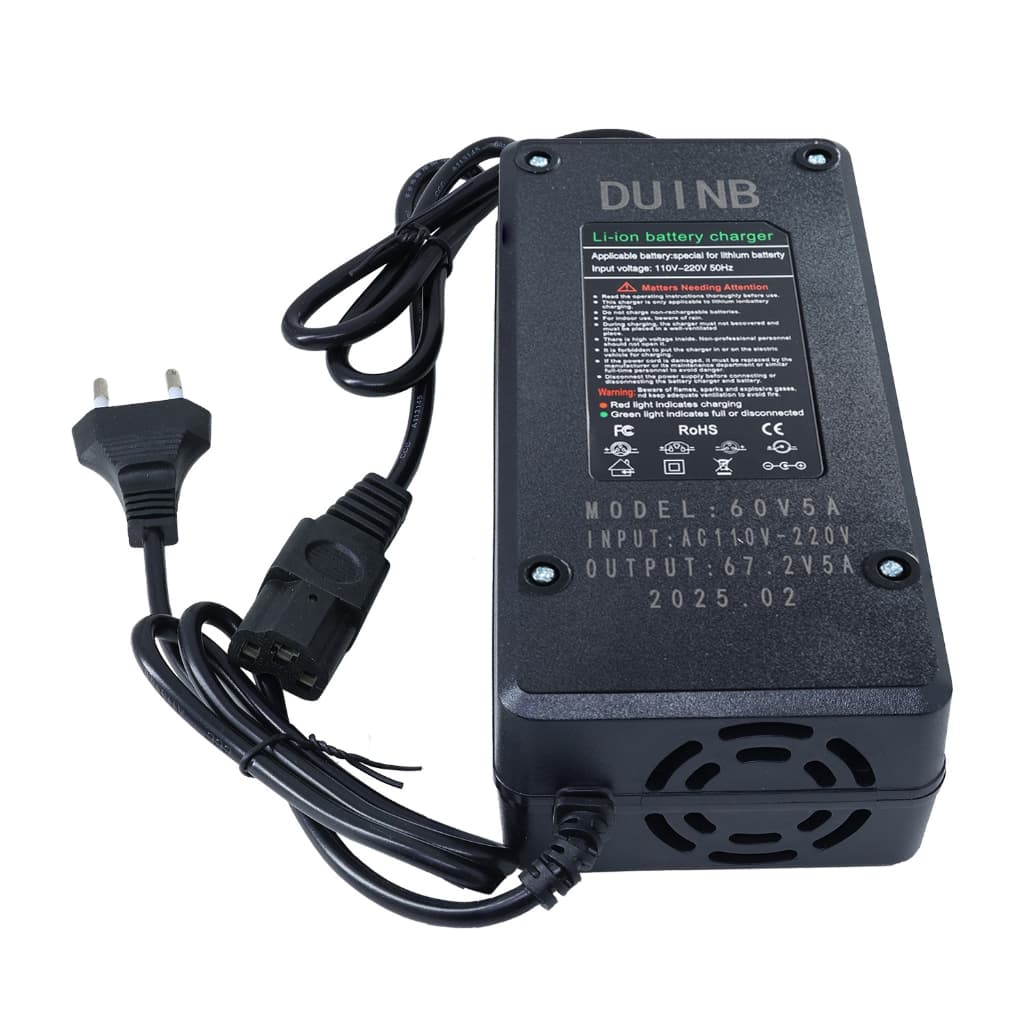 Carregador para Scooter Elétrica 67.2V 5A Bivolt - Citycoco, E-Moto  LINHA PREMIUM! 2025