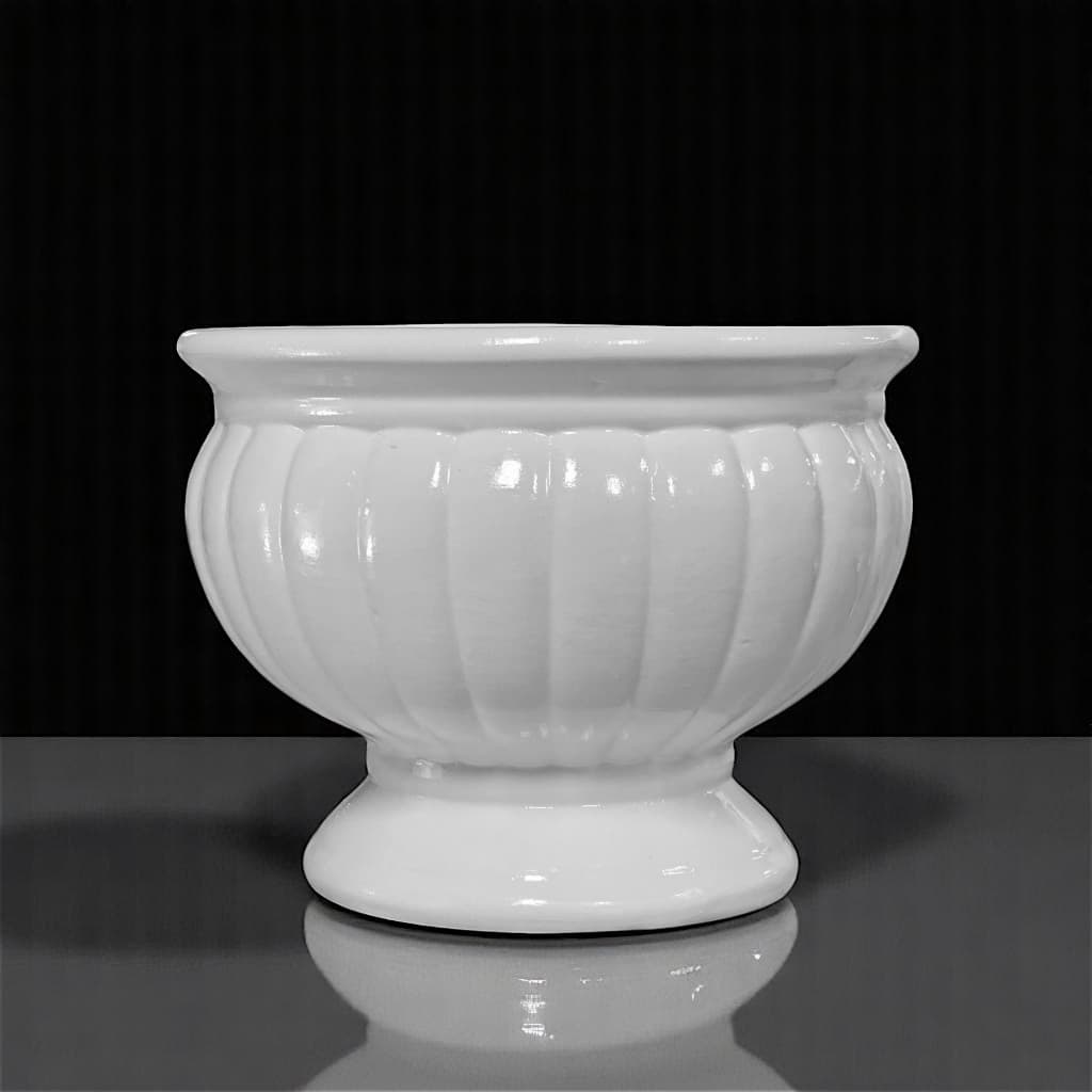 Taça Relevo Unitária Cerâmica Retrô Decoração Festa Aniversário Casamento Chá de bebê Diversas Cores