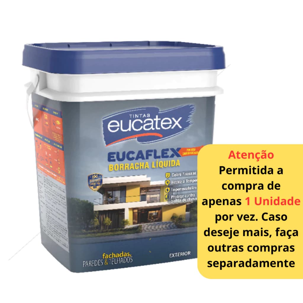 Borracha Líquida Impermeabilizante Eucaflex Bd 20kg