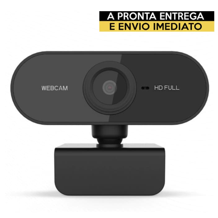 Webcam Câmera Full Hd Computador 1080p Usb Visão 360º Videoconferência Vídeos PC Notebook