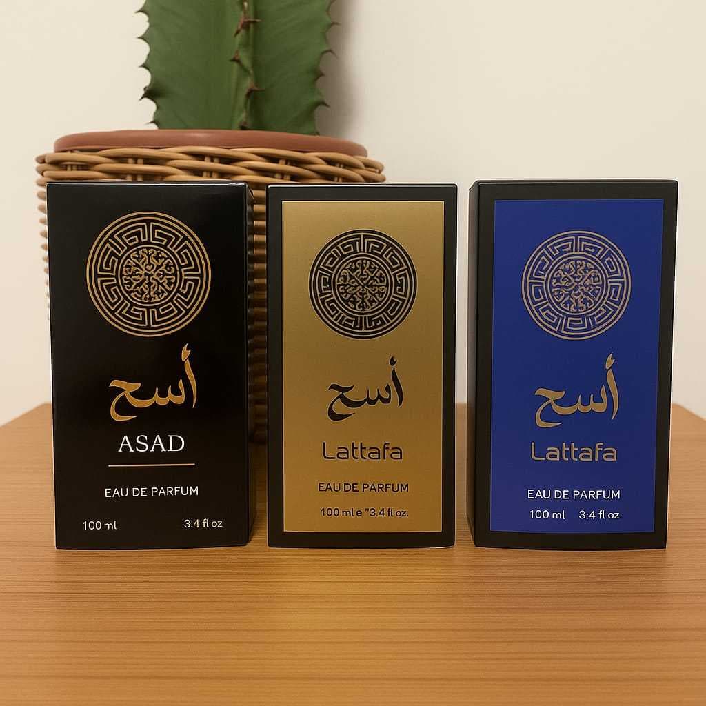 Kit com 3 Perfumes  Masculino Árabes Asad – Lattafa