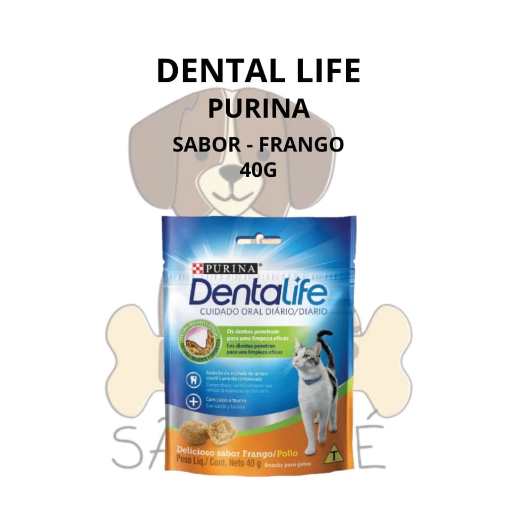 DENTAL LIFE GATOS - PURINA - 40G SABOR FRANGO