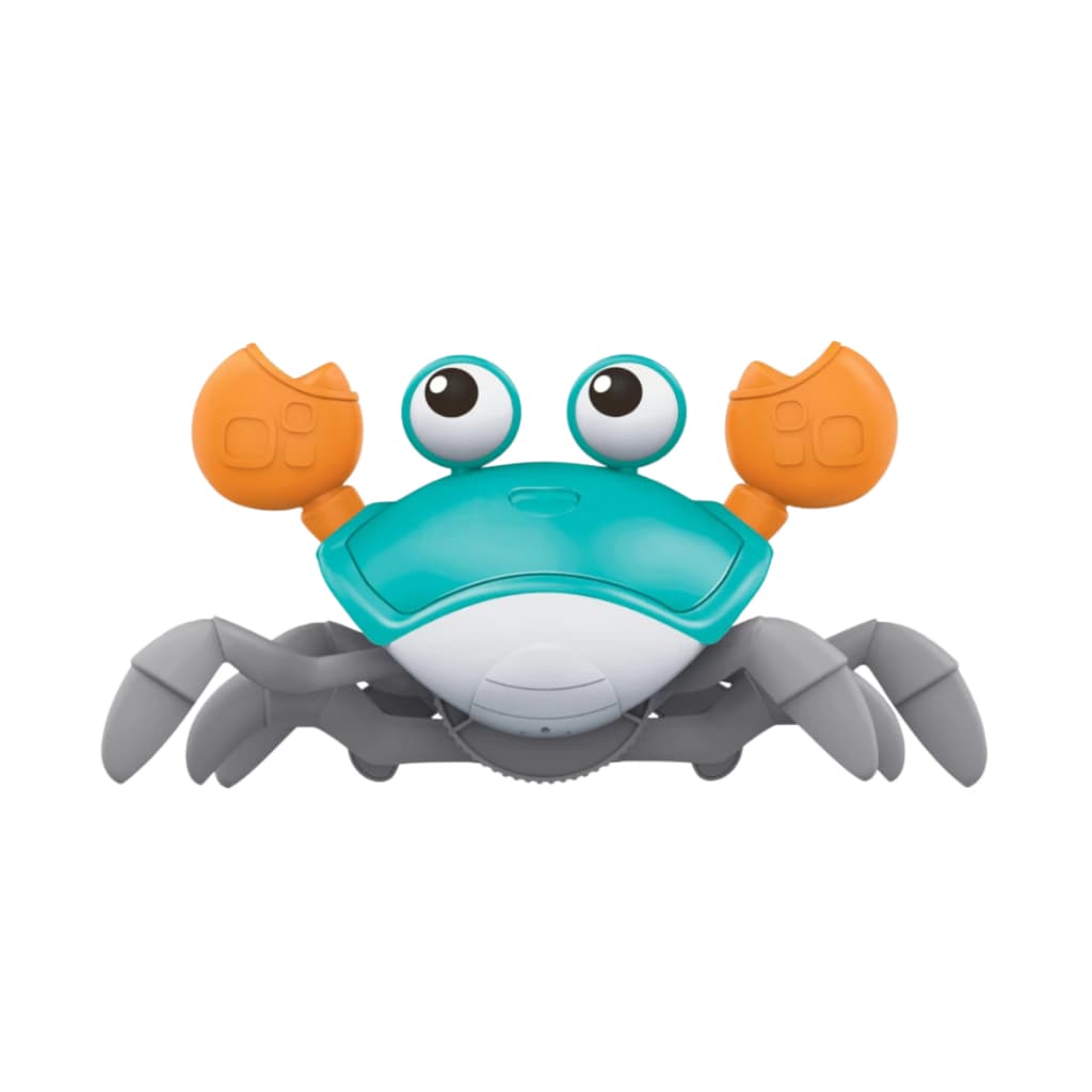 Caranguejo Fujão Sensor Movimento Luzes Som Interativo