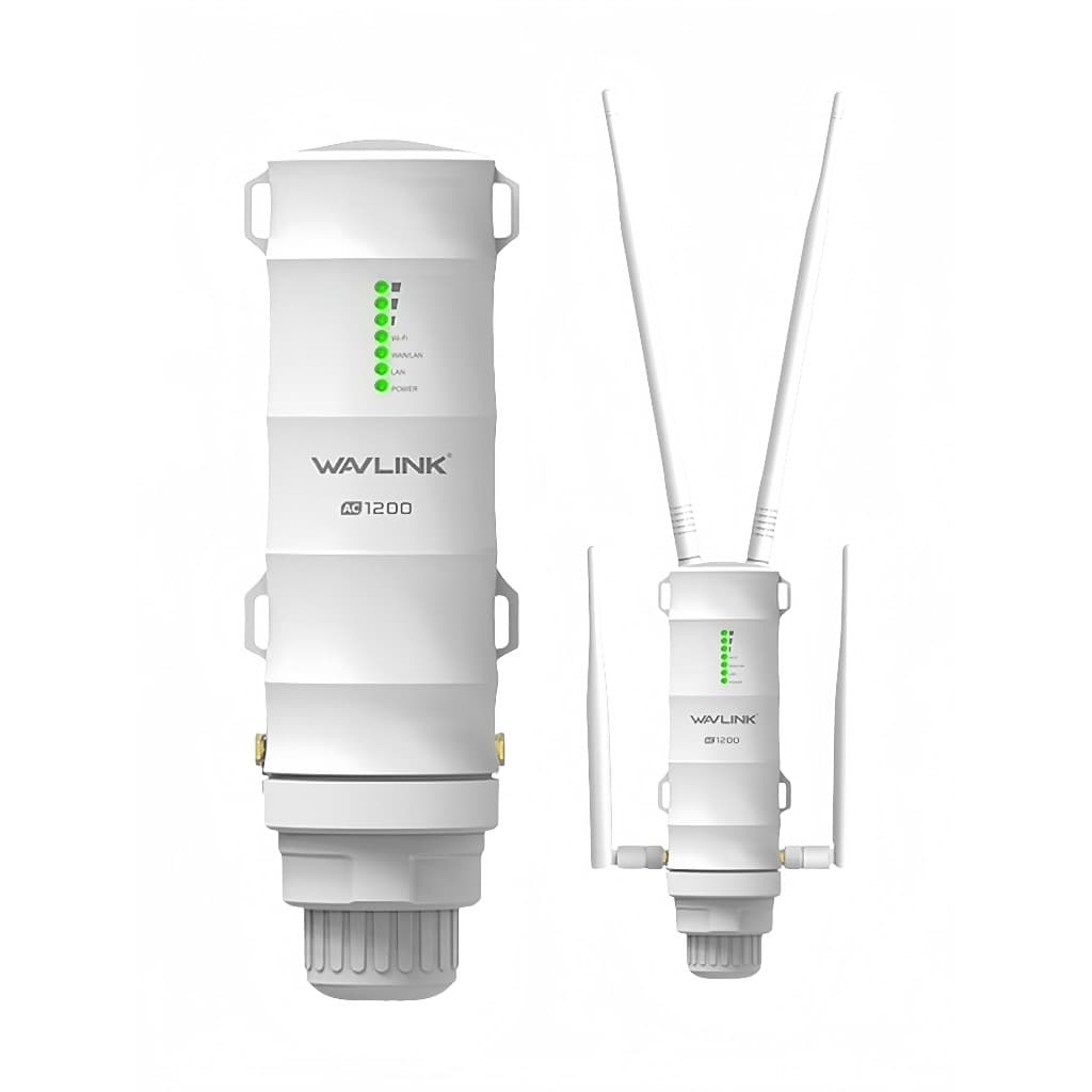 Access Ponto Wavlink Repetidor 1200mbps Branco Extensor Roteador Wi-fi Mesh, 2.4/5ghz, Uso Externo