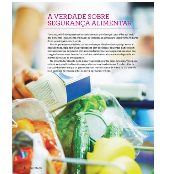 Livro Alimentos Saudáveis e Alimentos Perigosos autor Andressa Chiara Trad.