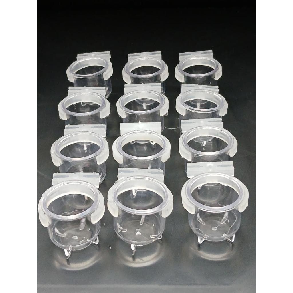 12 unidades porta vitamina  comedouro coleiro e pássaros pequenos(gaiola malha fina)