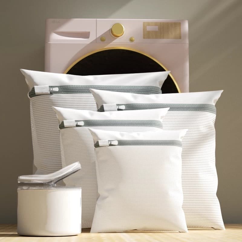 Kit 3/5/6 Saco Para Lavar Roupas Na Maquina Protetor de Lingerie e Delicados