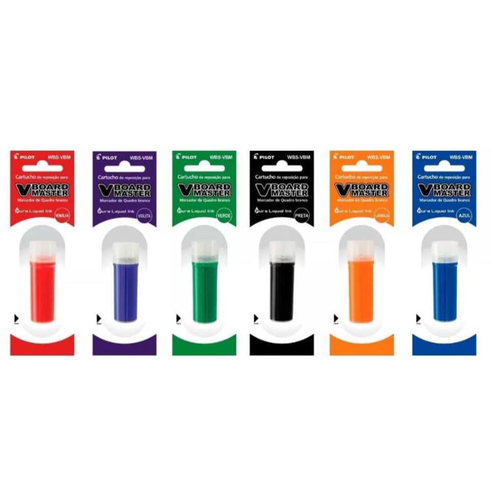 Refil De Tinta Pincel De Quadro Branco Pilot Wbs-VBM 1 UNIDADE