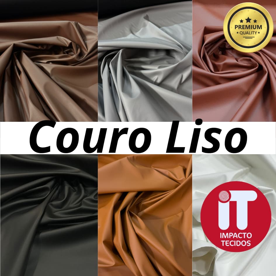 Tecido corino Couro Sintético largura 1,40m Courino Korino Para Roupas e Estofados CORES