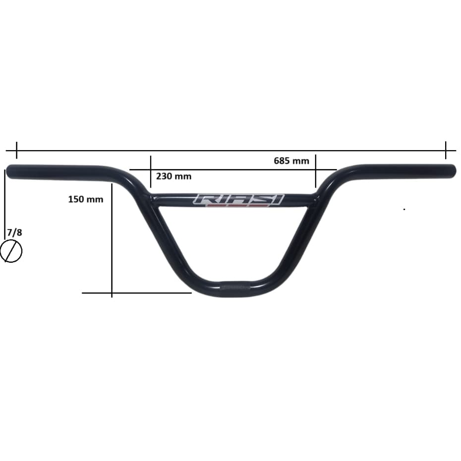 GUIDÃO CROSS ALTO PARA BICICLETA ARO 20, 24 e 26