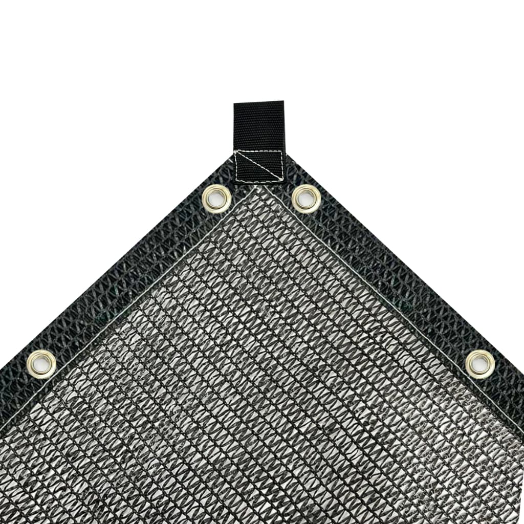 Tela de Sombreamento 70% Preto Para Jardins E Hortas - Acabamento Ilhós