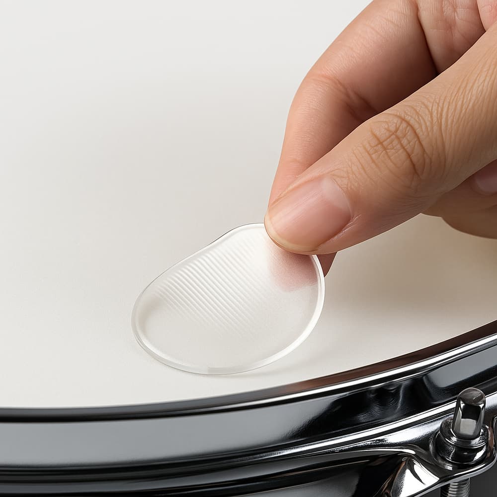 Gel (Moongel) Abafador Pele Bateria Percussão, Controlador Harmônico 6 unid. (Acessório)