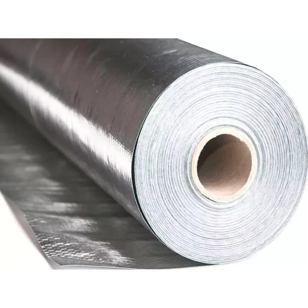 Manta Termica Aluminizada Telhado de Subcobertura Uma Face 25m² Aplicação Entre Caibros e Forro