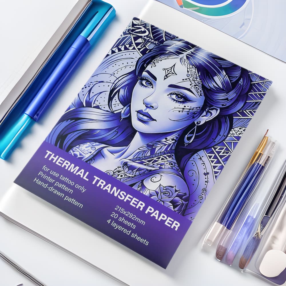 Papel Térmico para Decalque com 20 Folhas