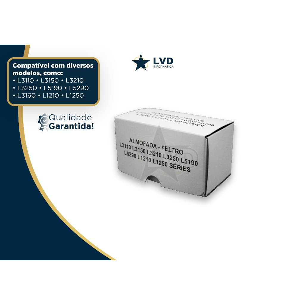 Almofada Esponja Feltro Epson L3210 L3250 L3150 L3110 L5190