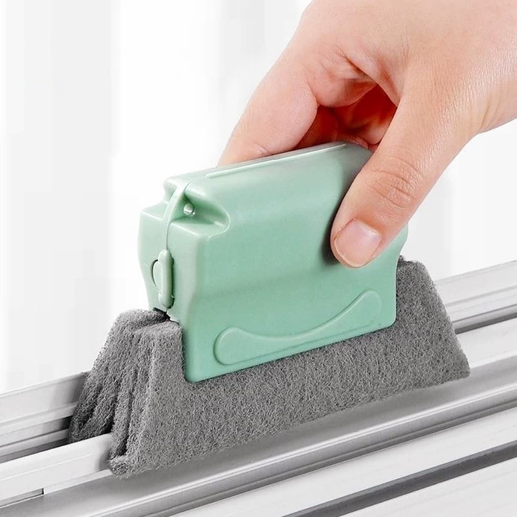 KIT 1/2/3 Limpador Janela Escova Limpeza Cantos Multiuso Janelas Cozinha Fogão Limpa Canto Casa Microfibra