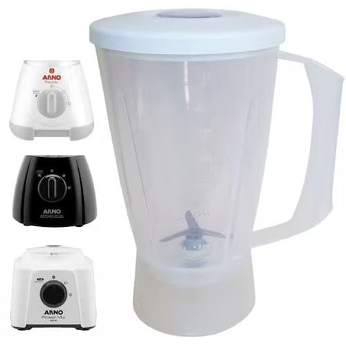 COPO ARNO / EASY MIX / POWER MIX 550W LQ10-LQ11- LQ12-LQ20-LQ32 Translucido BRANCO