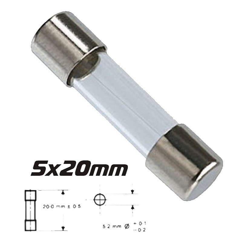 10 PEÇAS - FUSIVEL DE VIDRO 10A PARA FILTRO DE LINHA / ESTABILIZADOR /  NO BREAK E OUTROS