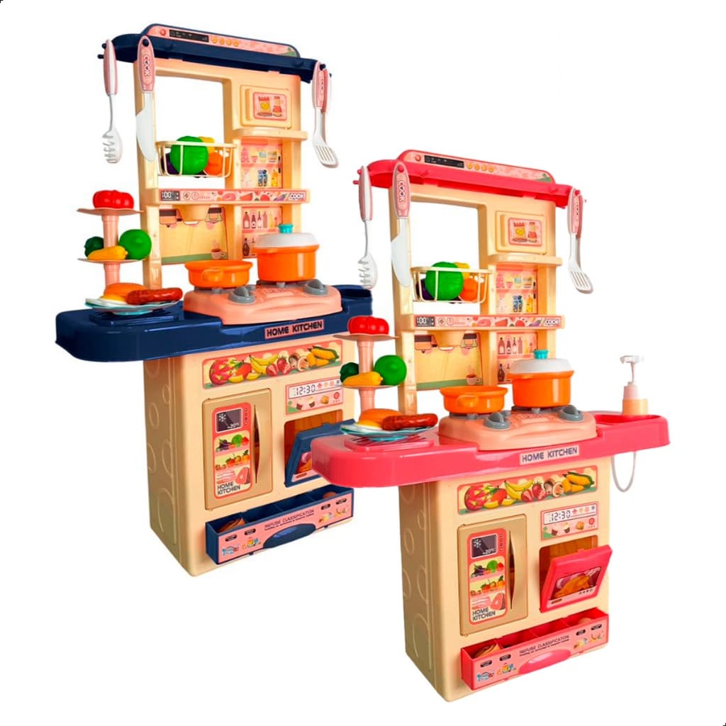 Cozinha Fogão Infantil De Brinquedo Completa Sai Água Comida Forno Brincar Petipetá