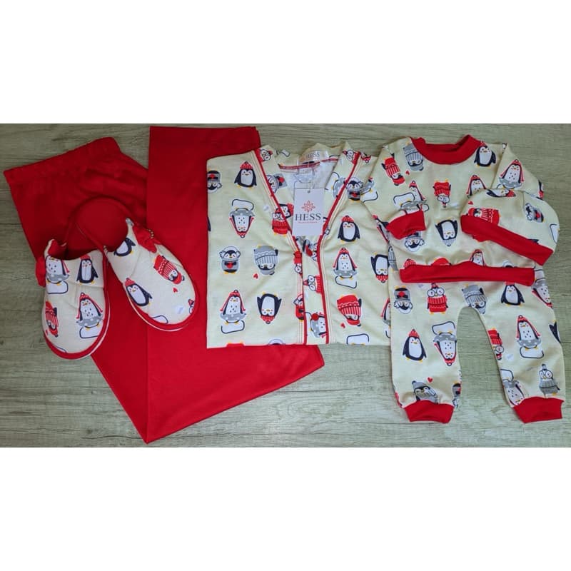 KIT MATERNIDADE, PIJAMA AMAMENTAÇÃO, PIJAMA BEBÊ, PANTUFAS