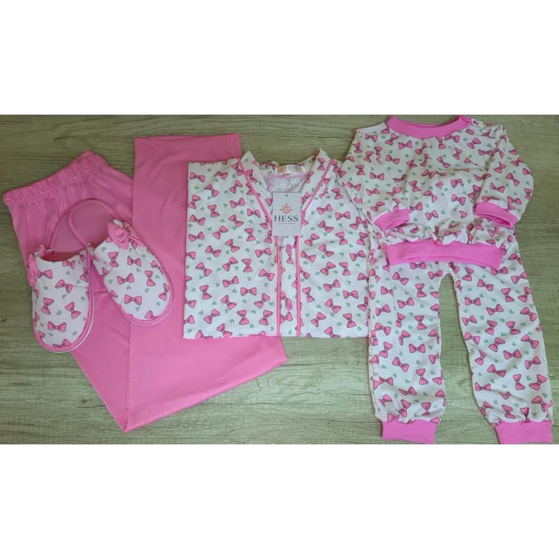 KIT MATERNIDADE- PIJAMA AMAMENTAÇÃO, PIJAMA BEBÊ, PANTUFAS
