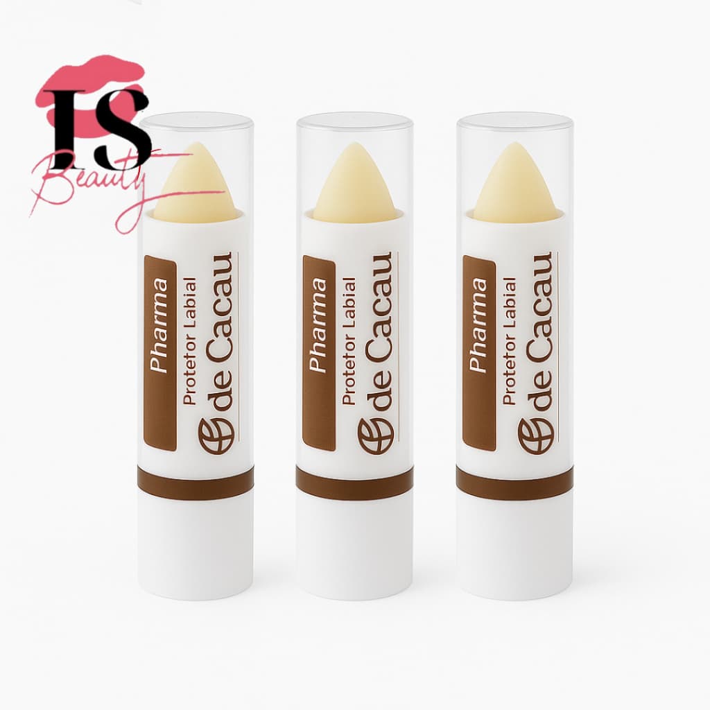 Kit 3 Manteiga De Cacau Bastão Tradicional - Pharma - Hidratantes Labial