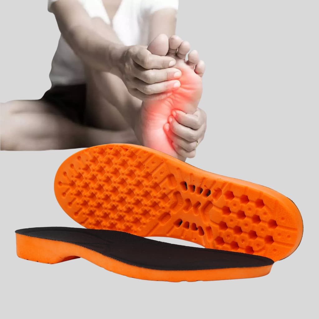 Palmilha Ortopédica de Gel Para Bota Botina Calçado de Segurança Esporão Fascite Plantar Dor no pé