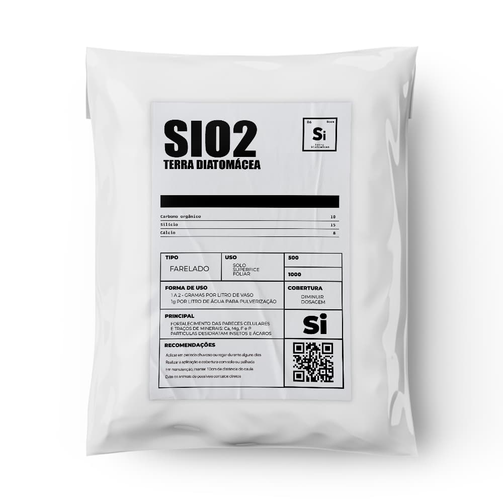 Terra Diatomácea - Fertilizante orgânico e combate de pragas