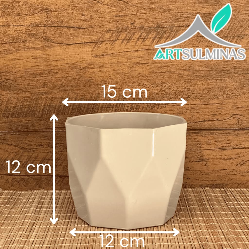 Vaso cachepô médio N3 decorativo para plantas e flores ideal para centro de mesa casa sala cozinha