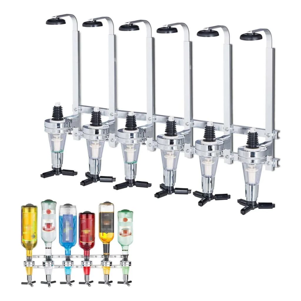 Dispenser De Bebidas Dispensador Dosador Parede 6 Garrafas