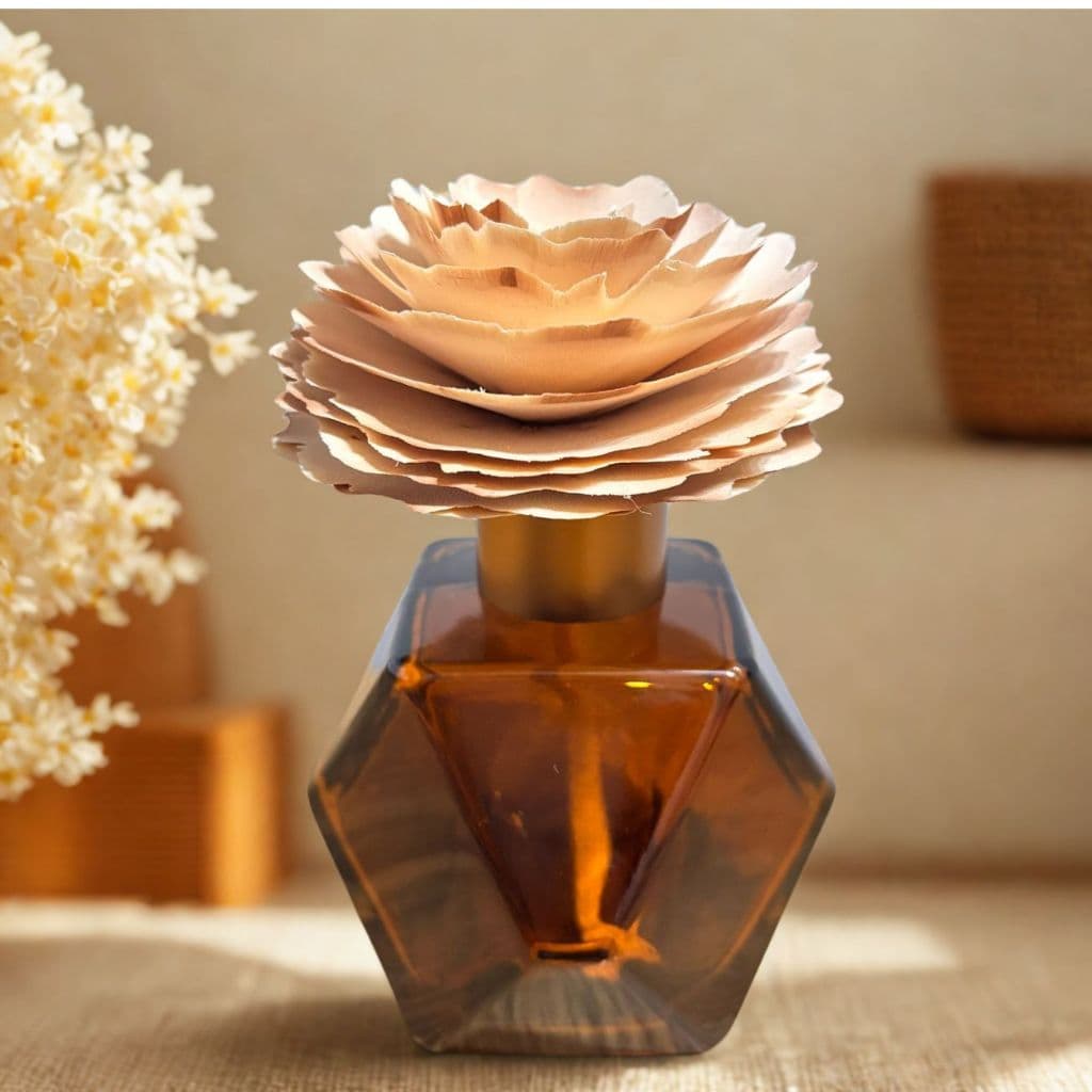 Difusor aromatizador de ambiente com essência 100ml com flor