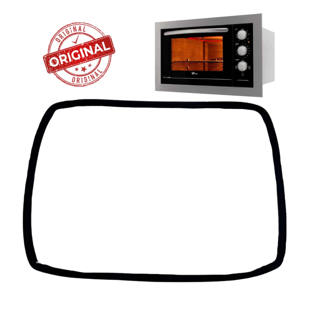 Vedação Guarnição Borracha Grossa Porta Forno Elétrico Fischer Fit Line Embutir