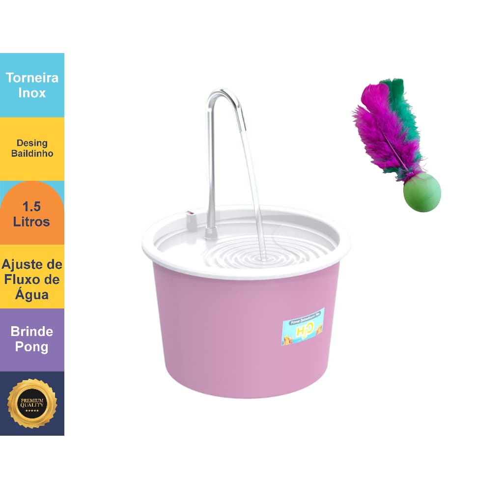 Fonte Bebedouro H2O PLUS usb + Pong