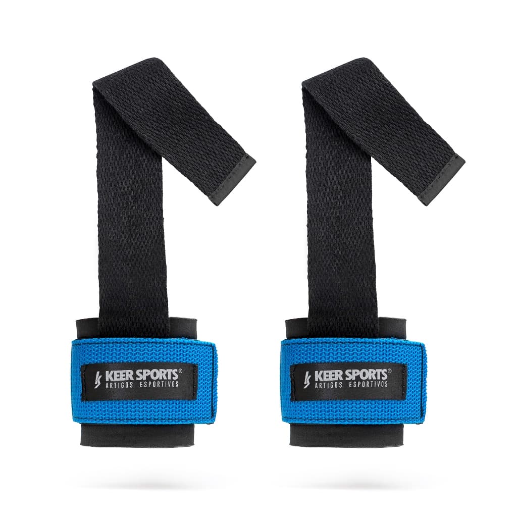 Tala Strap com munhequeira musculação gancho puxada Terra