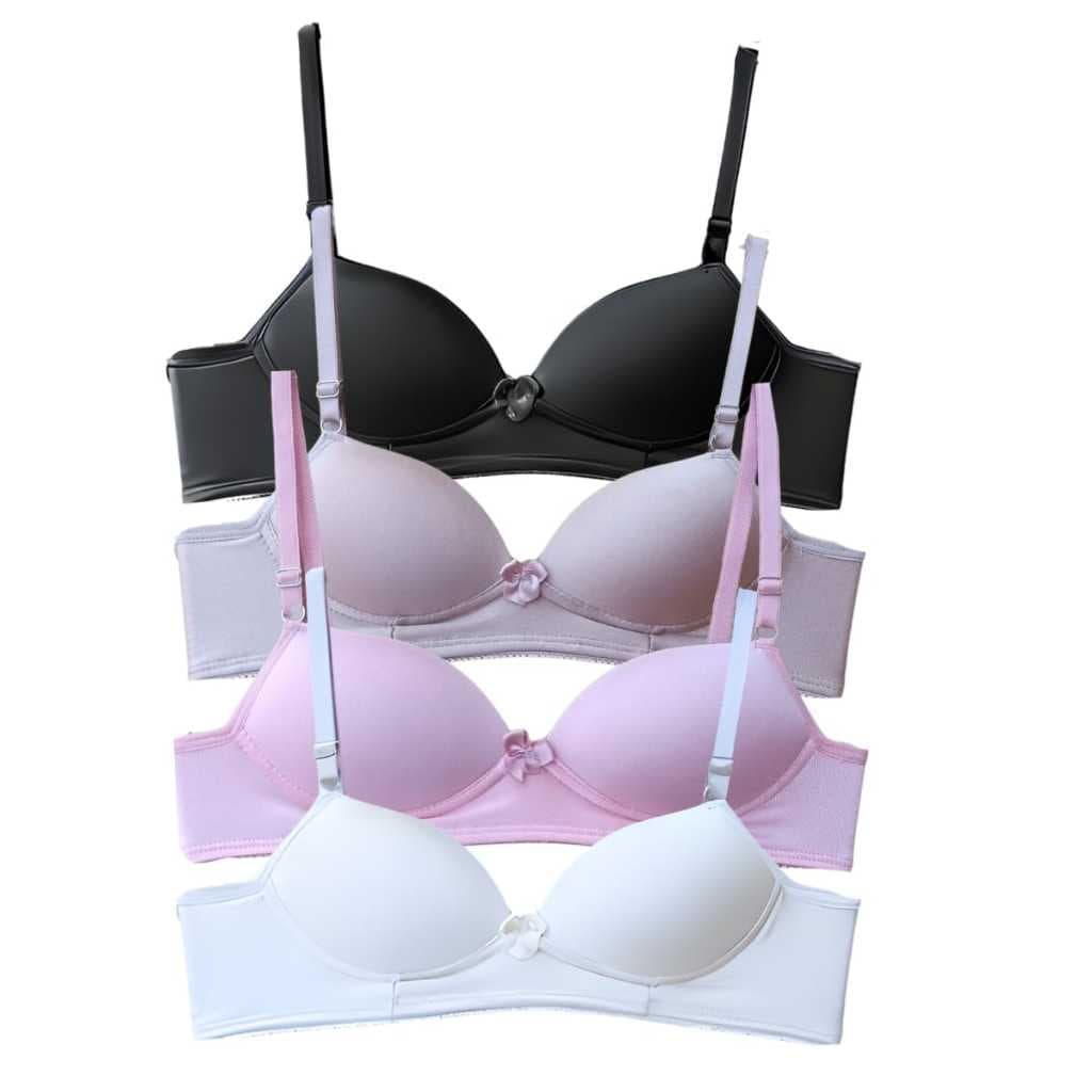 Sutiã Infantil Menina Moça Com Bojo Infanto Juvenil Criança Confortável Reforçado Microfibra