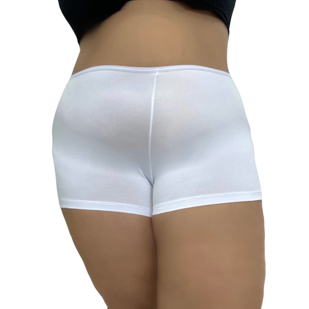 Anágua Plus Size Shortinho Curto Íntimo Lingerie Segunda Pele Conforto Liso Feminino Short Para Saia e Vestido DRB Modas