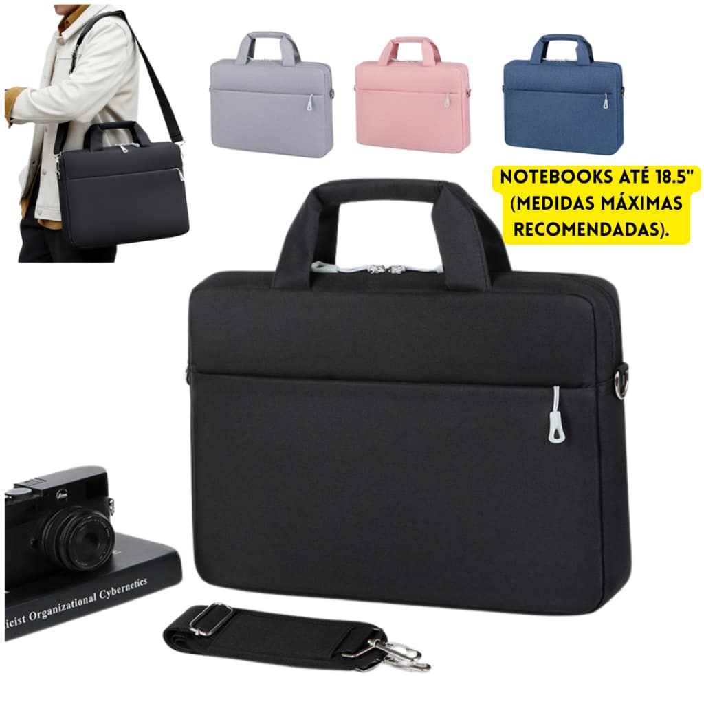 Bolsa Capa Case Pasta Maleta Para Notebook 14'' Com Alça E Forrada