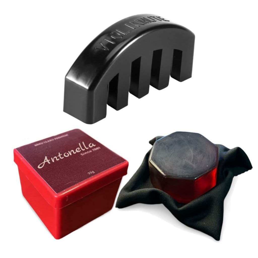 Kit de 1 Breu Claro para Violino e 1 Surdina para Violino Antonella