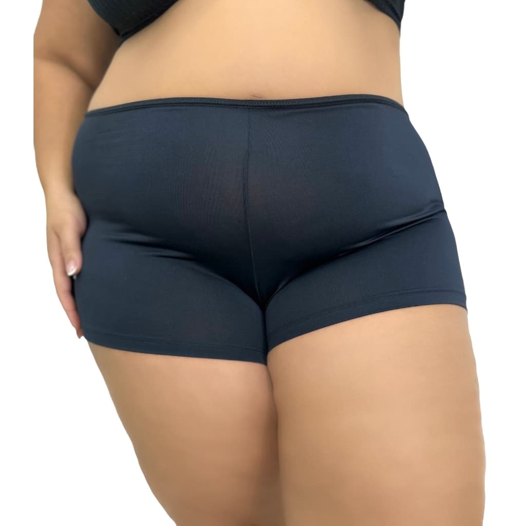 Anágua Plus Size Short Curto Íntimo Segunda Pele Lingerie Liso Feminino Short Para Saia e Vestido GJR Modas