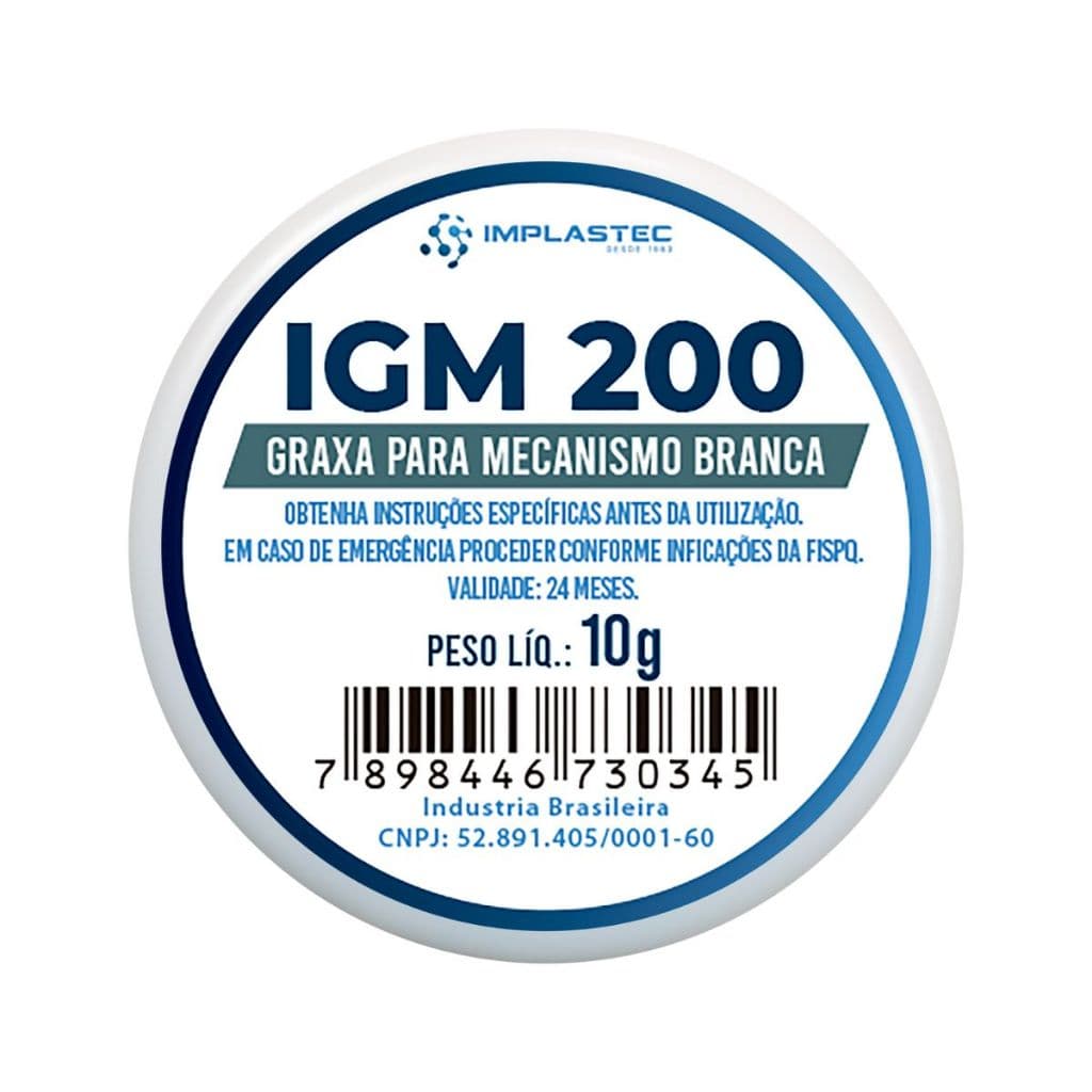 Graxa Branca Especial para Mecanismos - Implastec 10 Gramas