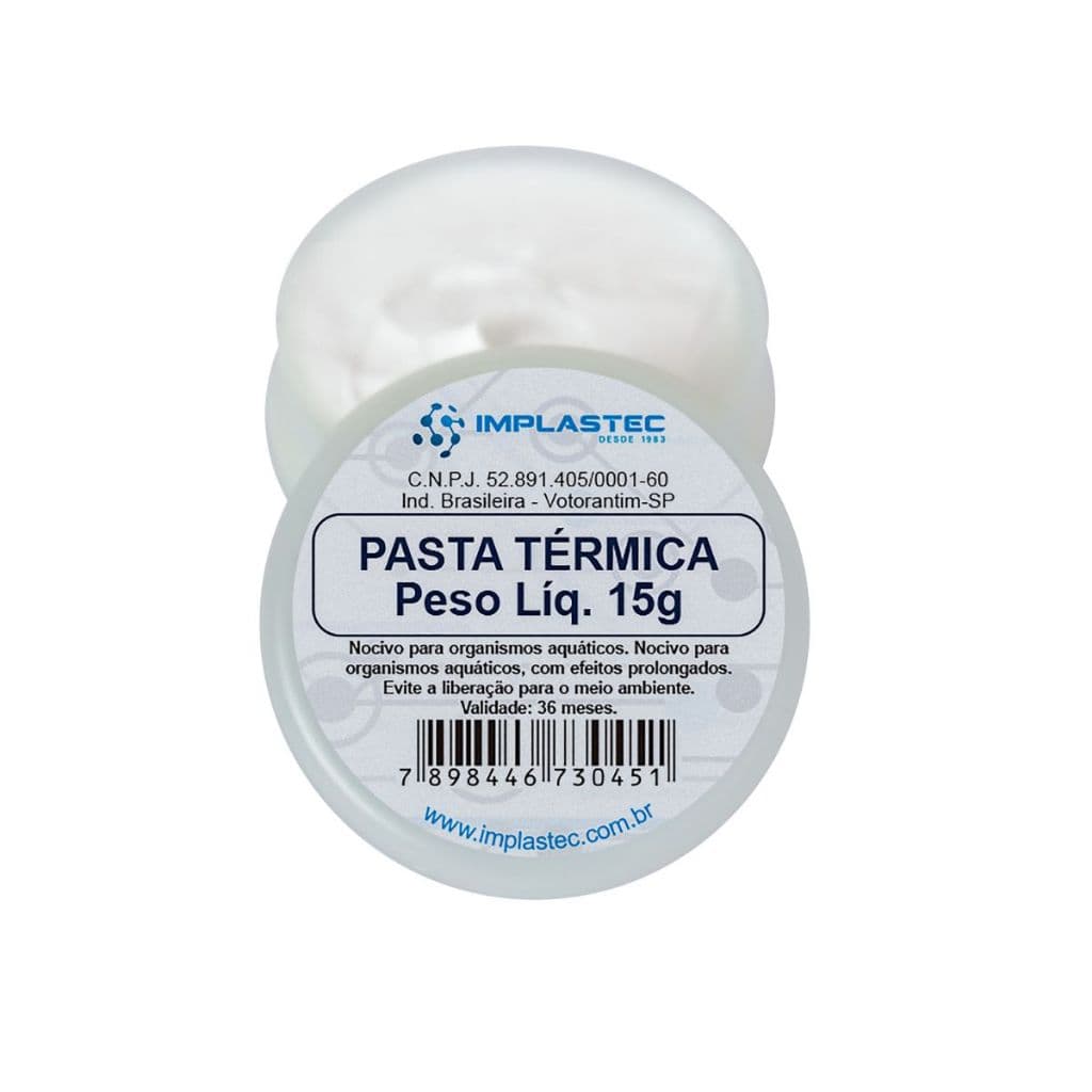 Pasta Térmica 15g Implastec Processador Cpu