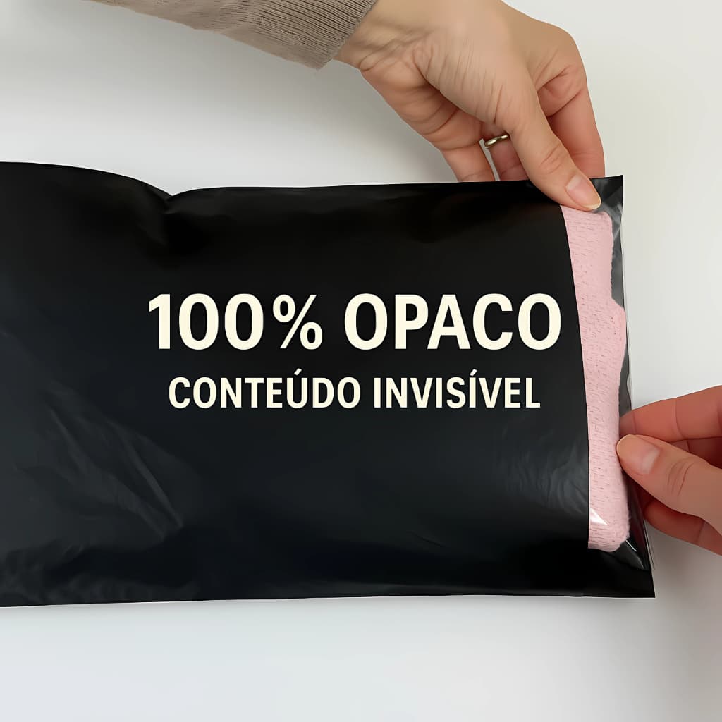Kit 50 Unidades Envelope De Segurança Saco Inviolável Para Ecommerce Embalagem Envio Autocolante